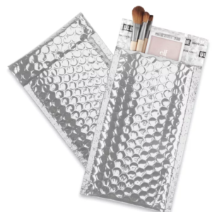 Glamour Bubble Mailers - 5 x 8 1⁄4", Silver