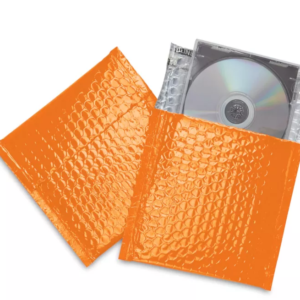 Glamour Bubble Mailers - 7 x 6 3⁄4", Orange