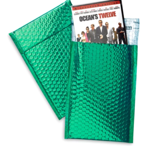 Glamour Bubble Mailers - 7 1⁄2 x 11", Green