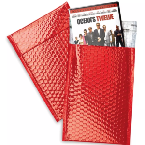 Glamour Bubble Mailers - 7 1⁄2 x 11", Red