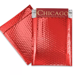 Glamour Bubble Mailers - 9 x 11 1⁄2", Red