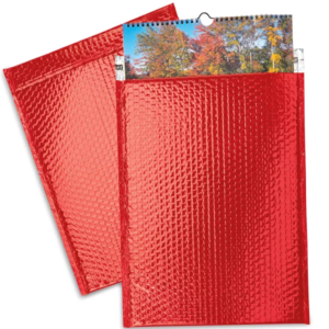 Glamour Bubble Mailers - 13 x 17 1⁄2", Red