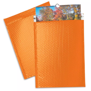 Glamour Bubble Mailers - 13 x 17 1⁄2", Orange