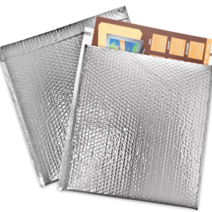 Glamour Bubble Mailers - 16 x 17 1⁄2", Silver