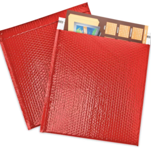 Glamour Bubble Mailers - 16 x 17 1⁄2", Red