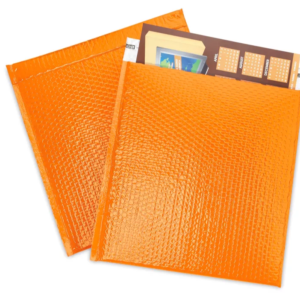 Glamour Bubble Mailers - 16 x 17 1⁄2", Orange