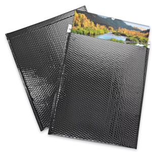 Glamour Bubble Mailers - 19 x 22 1⁄2", Black