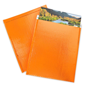 Glamour Bubble Mailers - 19 x 22 1⁄2", Orange