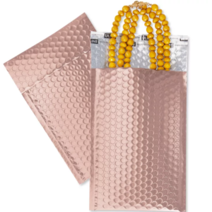 Matte Glamour Bubble Mailers - 7 1⁄2 x 11", Rose Gold