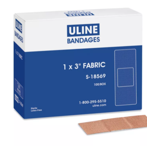 Uline Bandages - Fabric, 1 x 3"