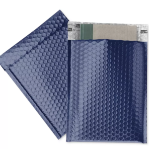 Matte Glamour Bubble Mailers - 9 x 11 1⁄2", Blue