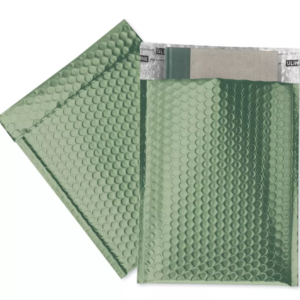 Matte Glamour Bubble Mailers - 9 x 11 1⁄2", Green