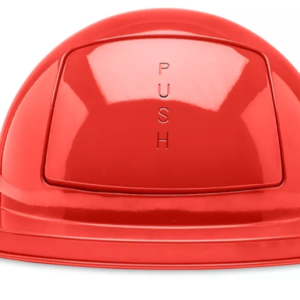 Steel Dome Lid - Red